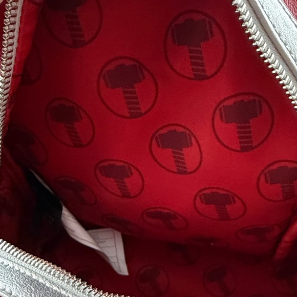 Loungefly Marvel Thor Backpack - Red, Black, Silver - Picture 4 of 4